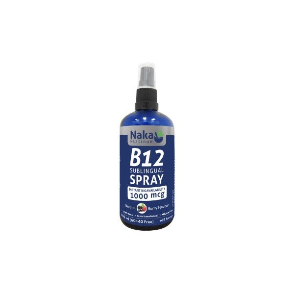 Naka B12 Sublingual Spray, 100 ml / 625 Sprays