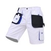 WORK IDEA Men's Cargo Shorts Relaxed Fit Multi-Pocket Outdoor Workwear,White,XS