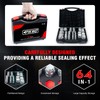 PIKWO 64 Pcs BSPP Plug Kit Hose Tube and Pipe