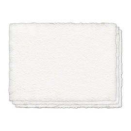 Indigo Artpapers 22" x 30" 100% Cotton Cold-Pressed Handmade Paper for Watercolors, 640 GSM, 3 Sheets/Pack (IAPCO61)