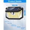 LANSOW Solar Motion Lights Outdoor 6 Pack, 188 LED/3 Modes,
