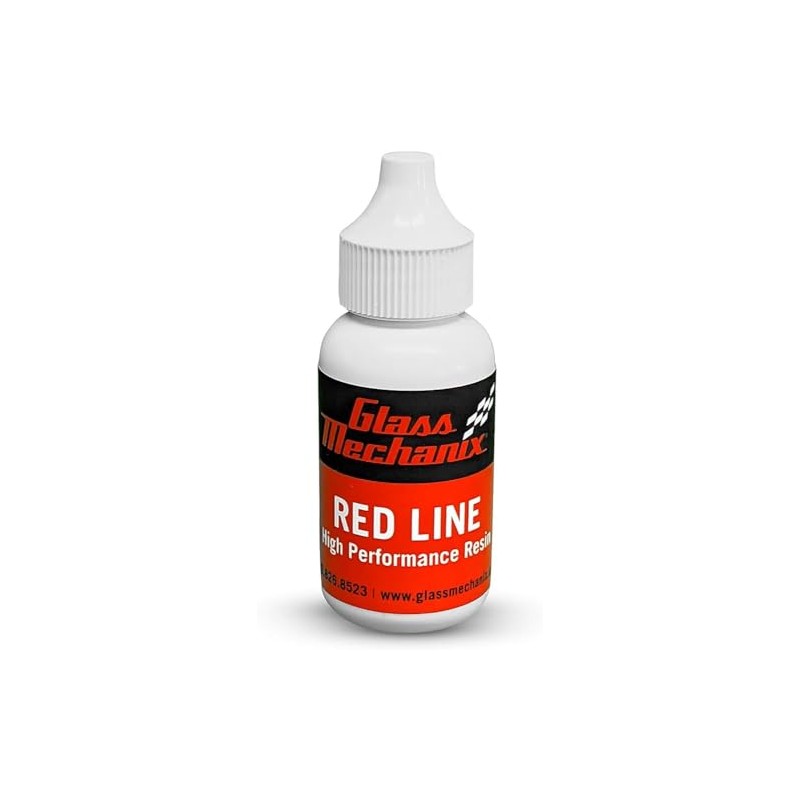 Advanced Windshield Repair Kit with Red Line Resin, 15ml, and