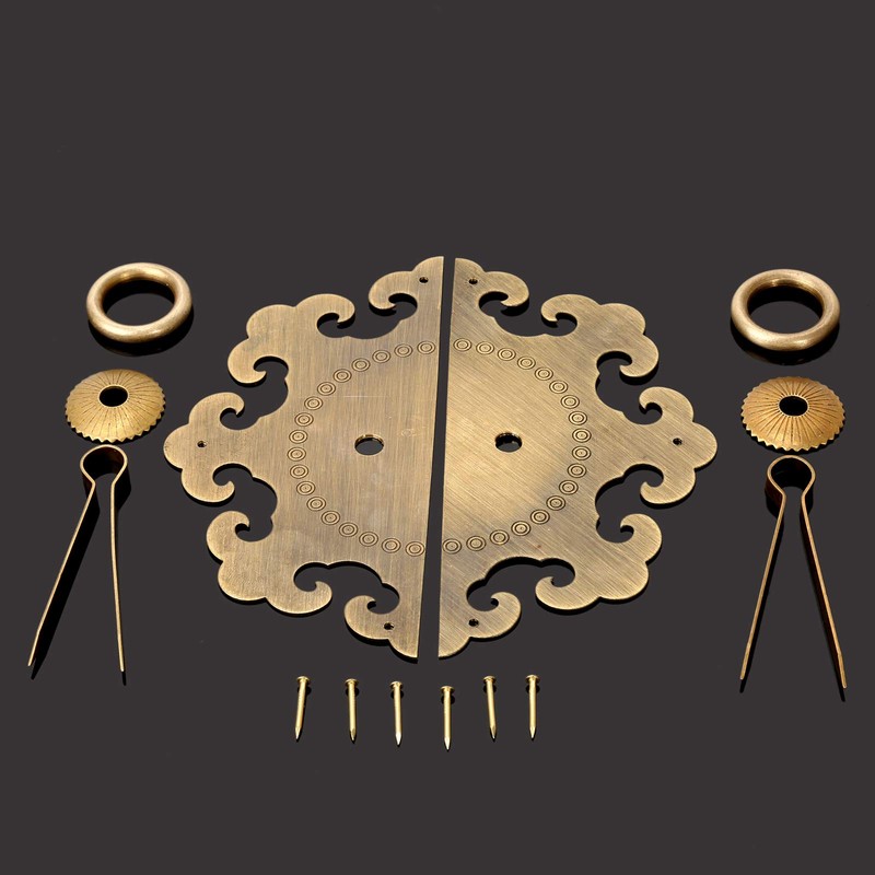 Mgoodoo Antique Knobs & Handles Furniture Brass Hardware, Cabinet Face