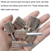 Tonmp 44 Pack 7 Size 80 Grit 1/4 Abrasive Flap