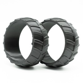 3DHerb 2x Wheel Protectors XL for Husqvarna Automover 305, 310, 315, 405x, 415x Robotic Lawnmower Profile Increase Traction Improvement – Robust Profile Tuning – Made in Germany, 3H-CBMH2