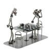 Steelman24 I Nuts and bolts sculpture Chess Player I Handmade