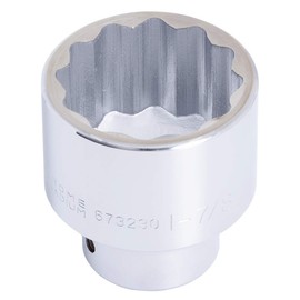 JET 673230-3/4-Inch Drive, 1-7/8", Regular, 12 Point, SAE Chrome Socket