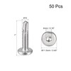 uxcell Hex Socket Self Tapping Screws, #10 x 1 410
