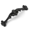 JETLAND Traditional Actique Cabinet Hardware - 6 Pack, Flat Black,