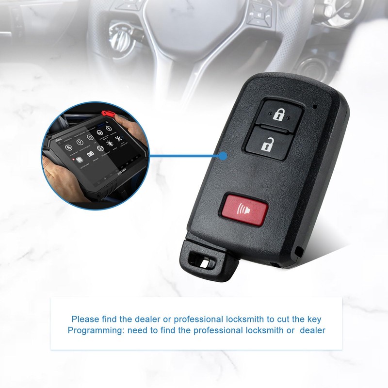 NorthAmerica Remote Replacement for 2020-2022 Toyota Tacoma/2020-2022 Toyota 4Runner Smart