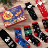 Jodimitty 12 Pairs Christmas Socks Advent Calendar 2024 Women Men