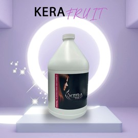 Keratina Kerafruit 3.7 litros Keratin Treatment Chocolate Uso Profesional 1 galon 128 oz