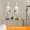 Gleonlux GU10 Ceiling Spotlight IP44 Surface-Mounted Ceiling Light Flat Surface