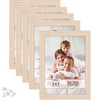 Icona Bay 5x7 Picture Frames (Light Oak, 5 Pack), Modern