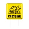 Voila Print Pack of 3 Turtle Crossing Yard Sign -