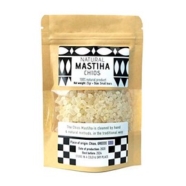Chios Mastiha Tears Gum Greek 100% Natural Mastic (25gr Small Tears)