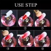 Nail Art Pincel Esponja O Difuminador Doble Punta Efectos Para