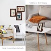 PECULA 2 Pack 4x6 Frames, Brown Frames for Wall &