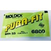 Moldex 6800 Purafit Tapered Earplugs Soft Foam NRR33 Uncorded Quantity