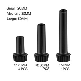 Baizijili 3 Assorted Size Light Lamp Turn On/Off Switch Knobs Replacement, Lamp Turn Knob Socket Knob 6 PCS (Standard Size 20mm 4PCS+35mm 1PCS+50mm 1PCS)