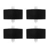 eMagTech Pack of 4 Rubber Pressure Wheels RDP0055 Compatible with