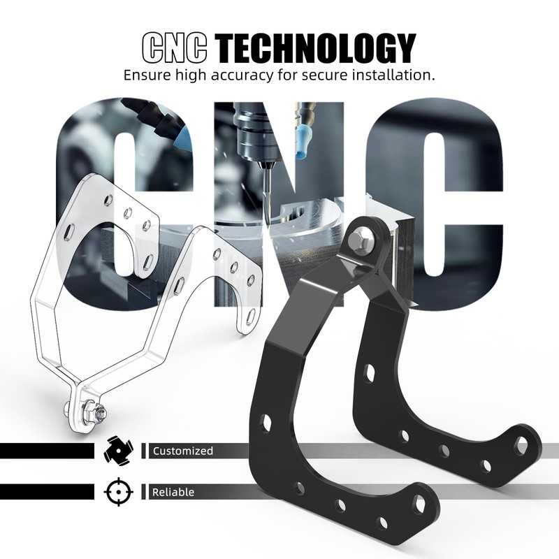 NICECNC Motorcycle Headlamp Stabilizing Frame Support Neck Brace Compatible with