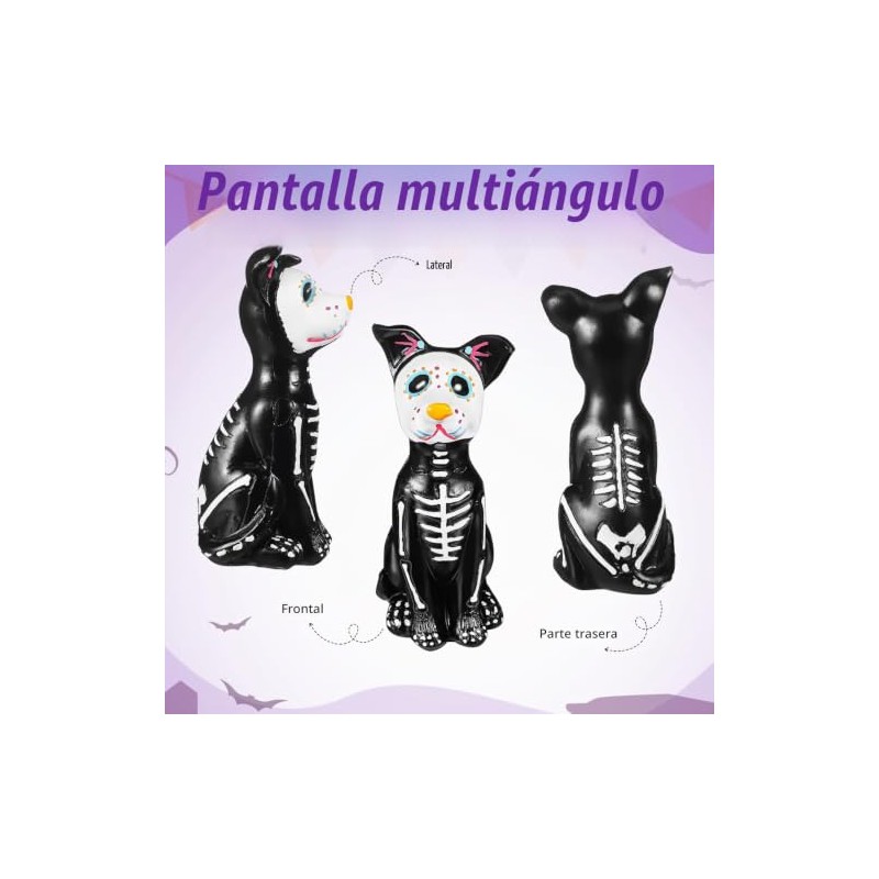 Figura De Perro Del Día De Los Muertos: Estatua De