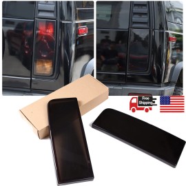 Unbranded Fit For Hummer H2 Smoked Blackout Tail Light Covers 2003-2009 SUV