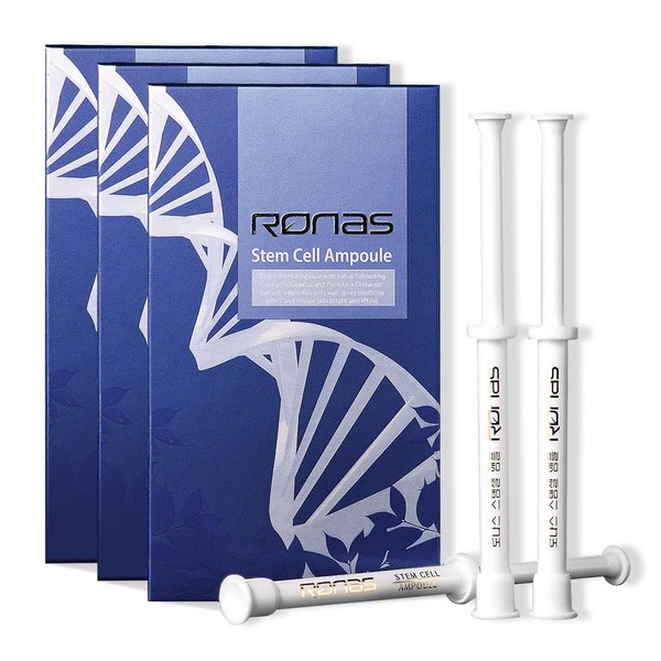 Ronas Stem Cell Ampoule 30ea.Advanced Anti Aging Formula.Dermatologists Approved and
