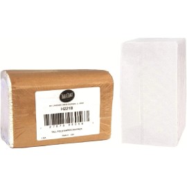 Tablecraft White Disposable Napkins Tall Fold 250 Count For Tablcraft Dispenser 7.5 X 13.5