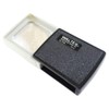 WALTEX: 1-1/4 x 1-1/4 Square Shaped, 3X Lens, In A