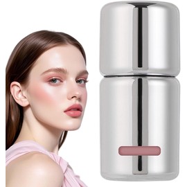 Rubor líquido, 5ml de colorete en crema de gelatina mate con cabezal esponja, maquillaje larga duración a prueba sudor para un color natural mejillas