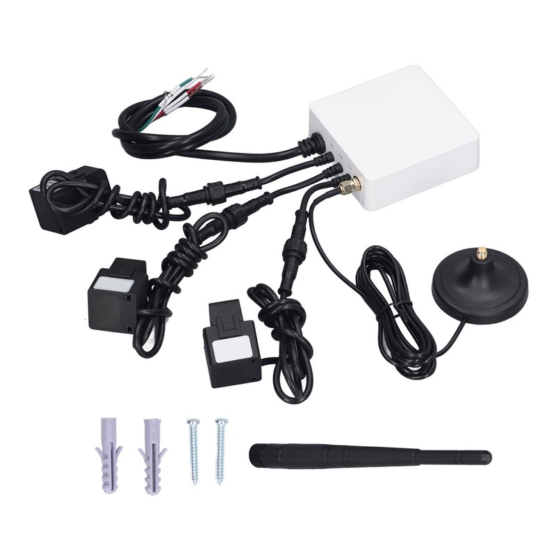 WIFI 3 Phase Smart Electricity Meter with 3x750A Circuit Water
