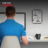 G4GADGET A4 Dry Wipe Magnetic Whiteboard Mini Office Notice Memo