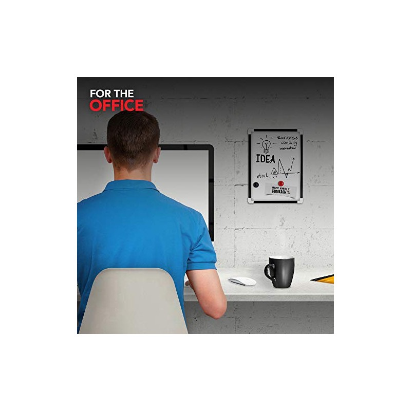 G4GADGET A4 Dry Wipe Magnetic Whiteboard Mini Office Notice Memo