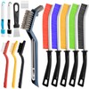 13PCS Crevice Cleaning Brush Set,Multifunctional Hard Bristle Crevice Cleaning Brush