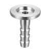 sourcing map Stainless Steel 304 KF16 Flange to 10mm Rubber
