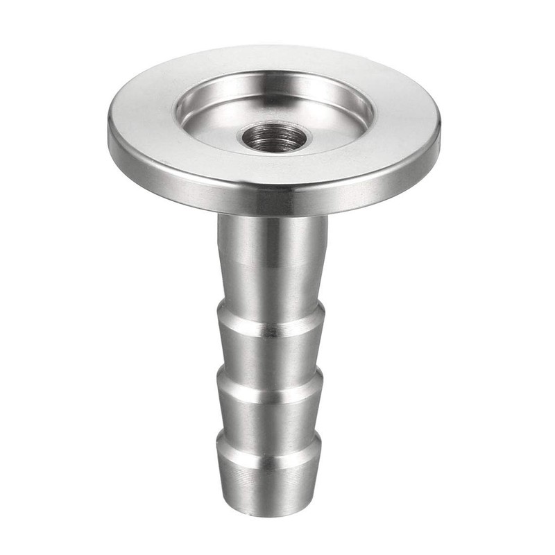 sourcing map Stainless Steel 304 KF16 Flange to 10mm Rubber