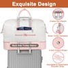 Travel Weekender Bag for Women, Overnight Bag with Shoe Compartment