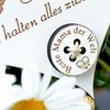 DEKO-LANDO Mum Sign Heart Engraved – Mütter sind wie Buttons,