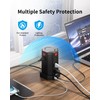 SMALLRT Power Strip Surge Protector, 6.5 Ft Extension Cord with