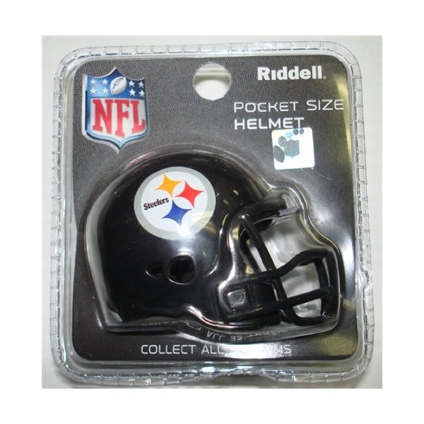 Pittsburgh Steelers Riddell Revolution Pocket Pro Football Mini Helmet