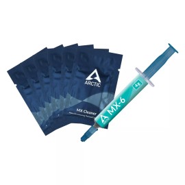 Arctic Mx 6 Thermal Paste 4G Includes 6 Mx Cleaner For Better Performance