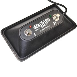 HQRP 2-Button Guitar Amp Footswitch for Peavey 03022920 fits Nashville, ValveKing, Windsor, 6505 Head, 6505 112 Combo amps