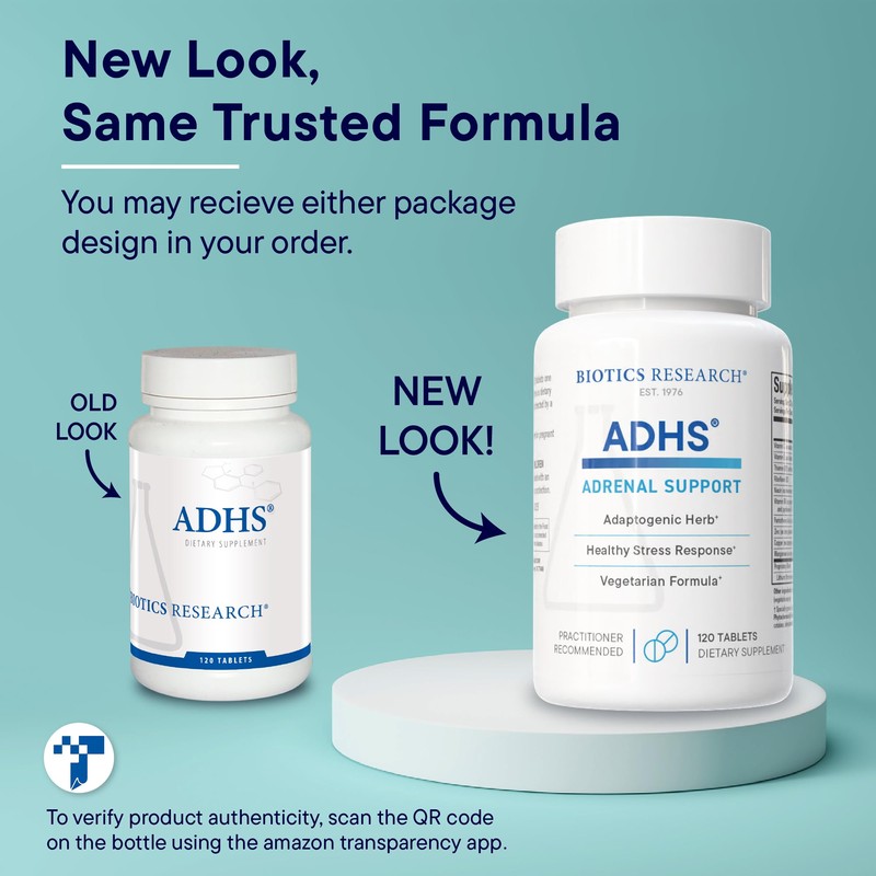 Biotics Research ADHS Adrenal Support, Supports Normal Cortisol Levels, Antioxidant