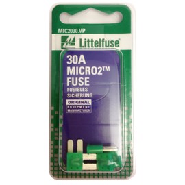 Littelfuse (MIC2030.VP) MICRO2 Green 32V 30 Amp Blade Fuse, (Pack of 5)