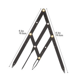 Healvian Professional Eyebrow Measuring Tool Golden Ratio Ruler Stencil for Microblading