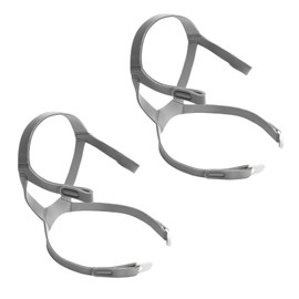 PalpitateC 2Packs F40 Replacement Headgear Compatible with res med Airfit F40 Full Face Mask for Adjustable Home Mask Headband with 2 Magnetic Headgear Clips Standard