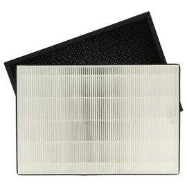 vhbw 2 Piece Filter Set Replacement for Ideal 8736001 for Air Purifier - HEPA Filter, Activated Carbon Filter