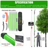 Grefinity Pole Saws for Tree Trimming, 27 FT Manual tree